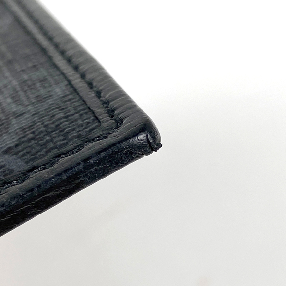 Gucci GG Pattern Card Case Commuter Pass Coated Canvas Black - Picture 5 of 6